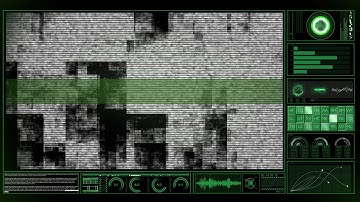 High Tech HUD Video Monitor Display Alpha Overlay