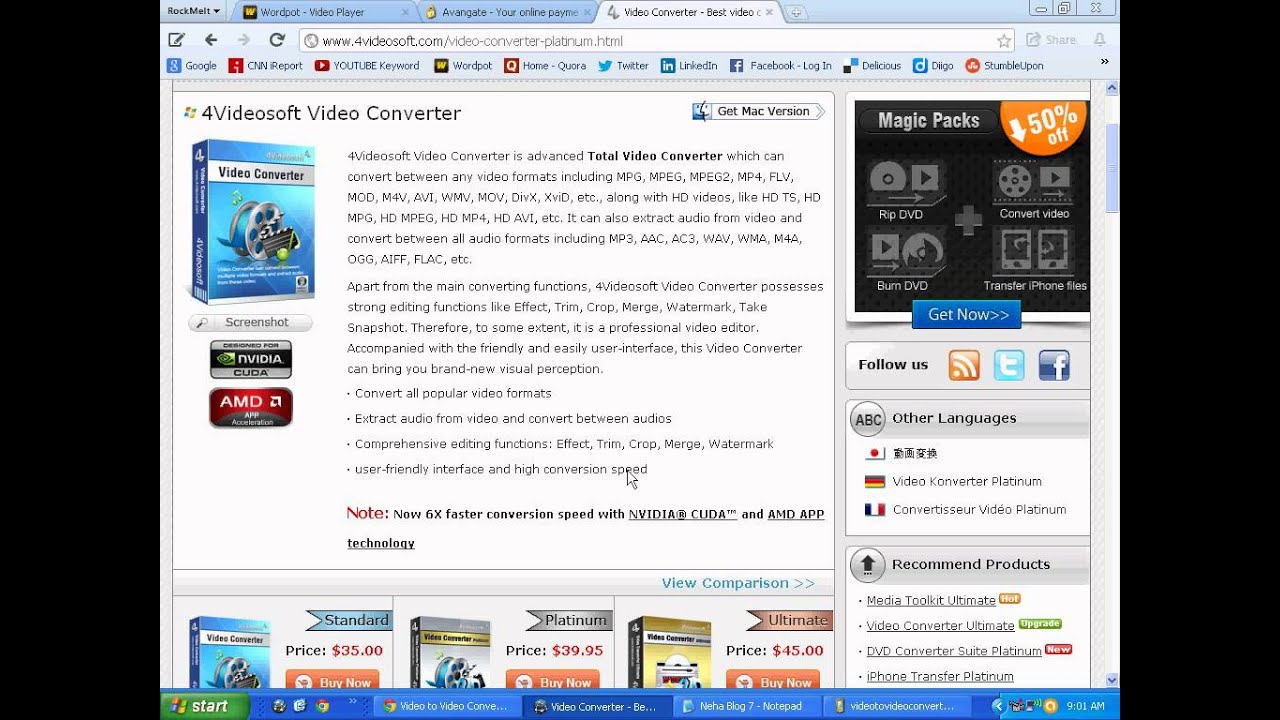 Video soft Video Converter Platinum Download - Do you Find it?