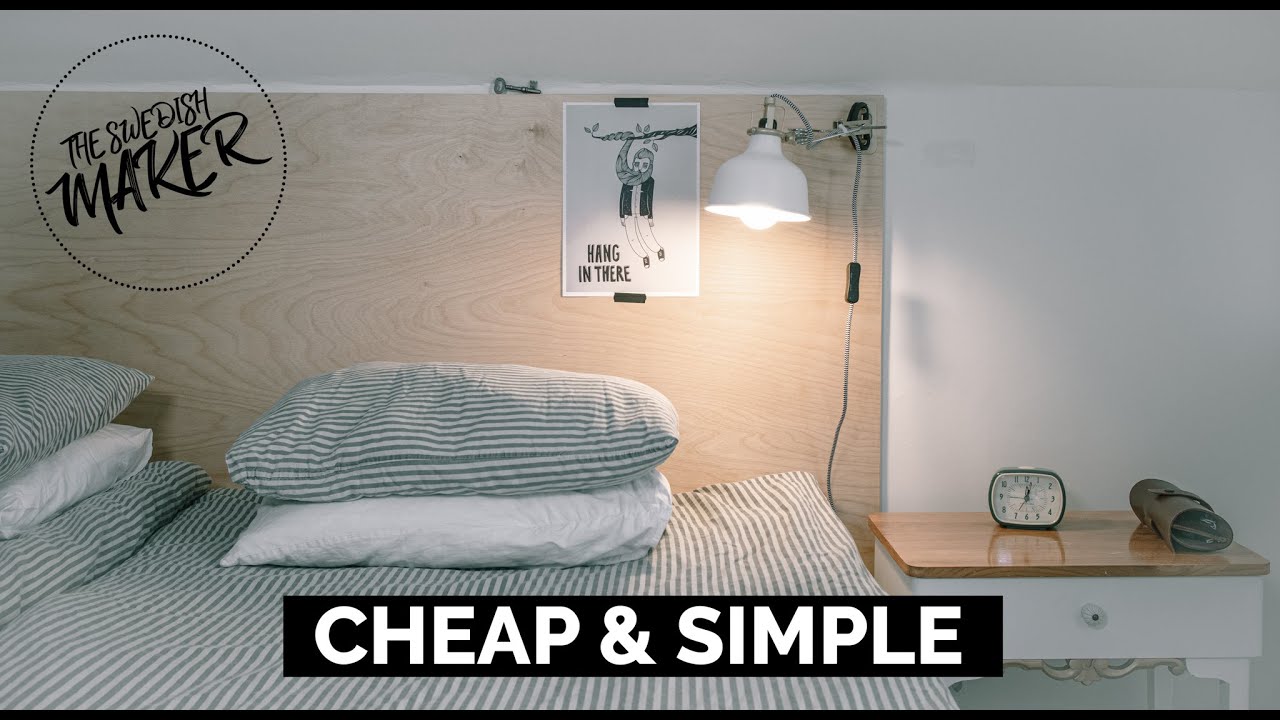 A Simple Plywood Headboard YouTube