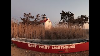 New Jersey's East Point Lighthouse at sunset is a must see!