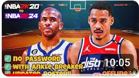 NBA 2K20 TO NBA 2K24 UPDATED ROSTER WITH ANKLE BREAKER on android mobile l Gameplay