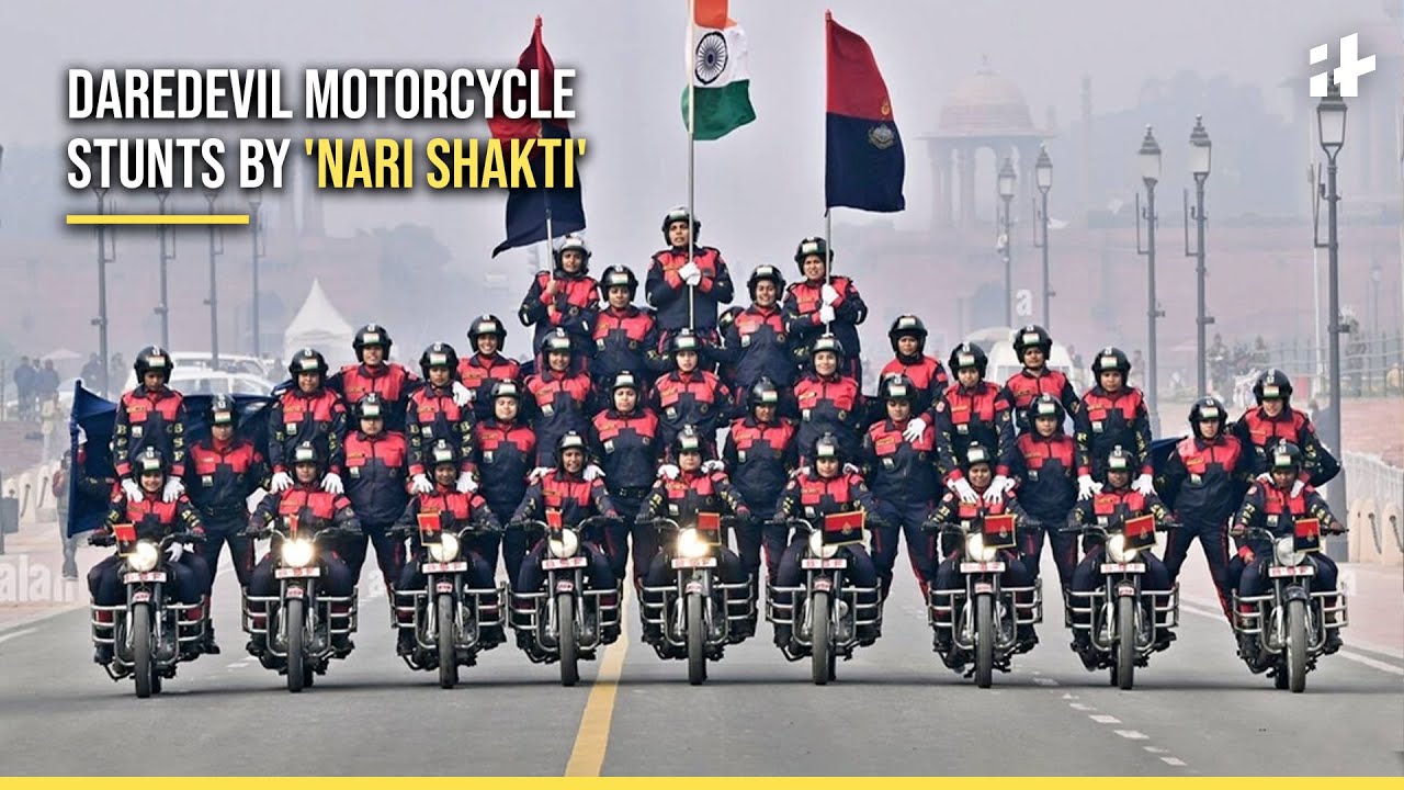 Republic Day 2024 Parade: Audience Stunned As Women Bikers Perform Daredevil Stunts On Kartavya Path