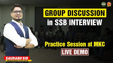 SSB INTERVIEW - GROUP DISCUSSION | GD in SSB Interview | SSB Interview Gd Topics | MKC