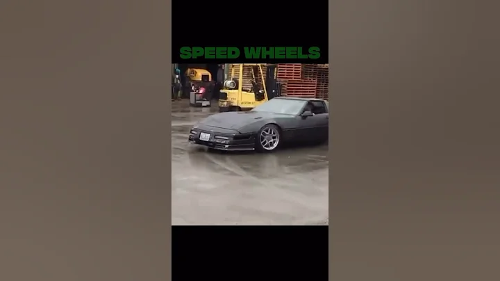 Rare Corvette C4 Drifting & High-Speed Moves 😯🔥 #shorts