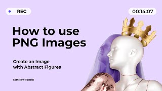 GetYellow Tutorial: How to use PNG Images - Create an Image with Abstract Figures