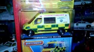 Review Renault Master Ambulance Commerative Yellow And Green Matchbox