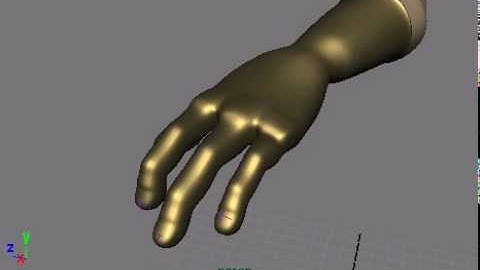 Smooth Bind Editing Weights Hand only