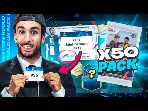 🔥 1/1 FOUND! THE 50-PACK TEAM! | TOPPS UCL CLUB COMPETITIONS 2022/23 OPENING on FIFA 23