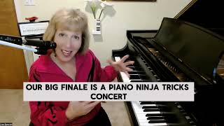 Piano Ninja Tricks Live Mini-Course starts on World Piano Day, March 28