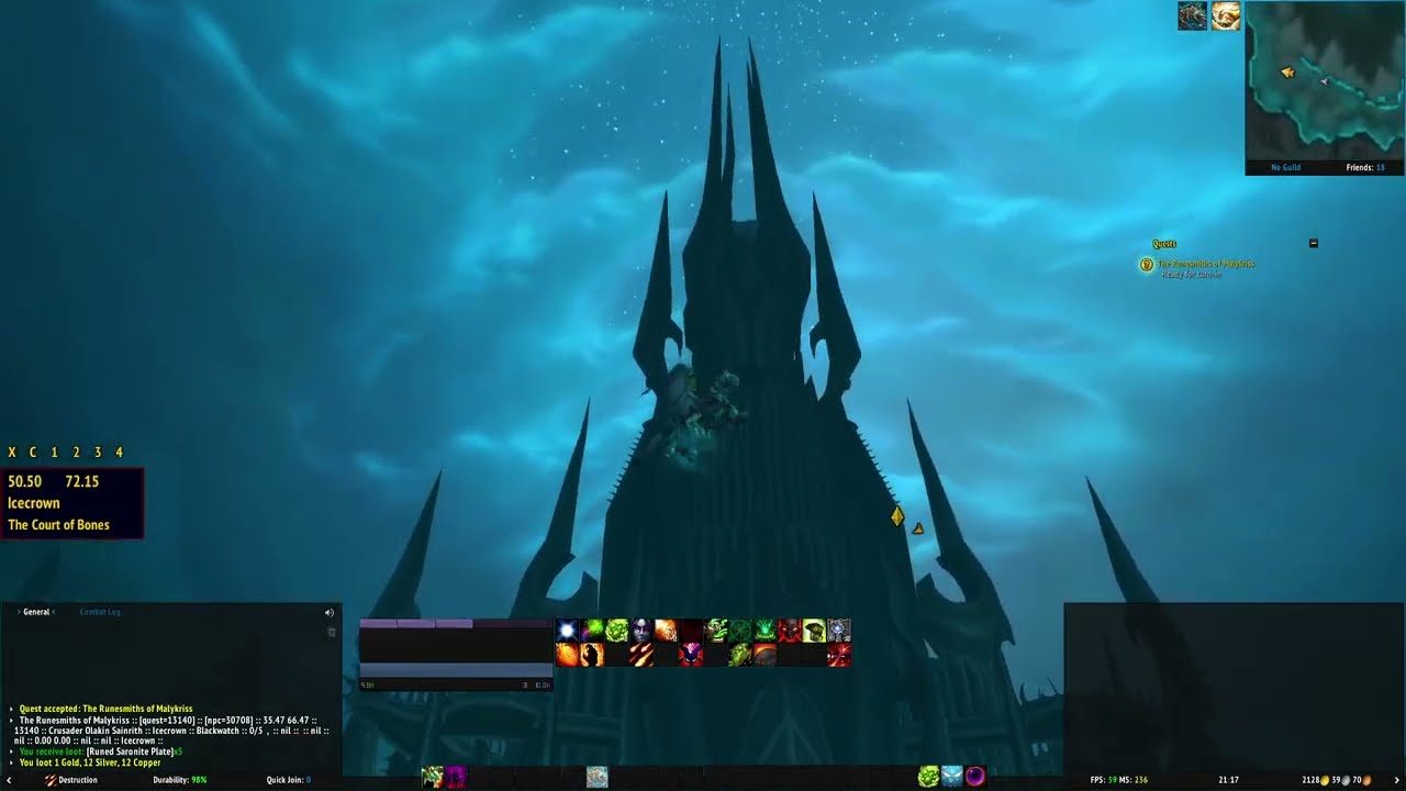 The Runesmiths of Malykriss WoW Quest