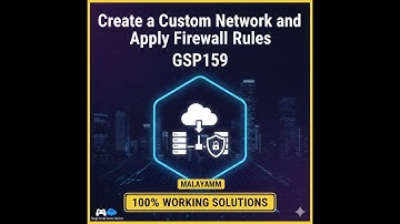 Create a Custom Network and Apply Firewall Rules GSP159 Malayalam #googlearcade #freeswags #gsp159