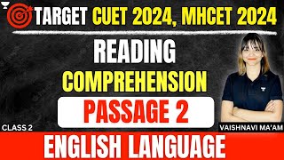 English Language Reading Comprehension 2 Cuet Mhcet Ug Llb 2024 ...