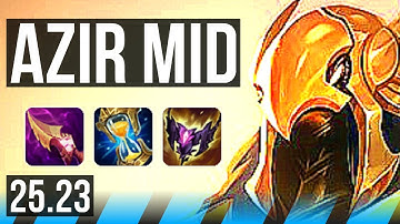 AZIR vs FIZZ (MID) | Legendary | KR Diamond | 25.23