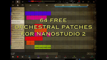 NanoStudio 2 - 64 FREE Orchestral Patches for Obsidian - Let’s Check Them Out - iPad Demo