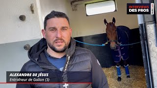 ALEXANDRE DE JÉSUS | ENTRAÎNEUR DE GALION | QUINTÉ DU VENDREDI 26 AVRIL À PARIS VINCENNES