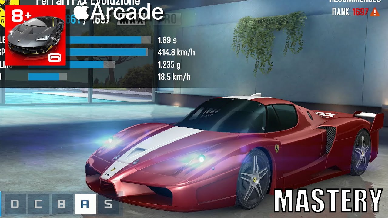 Asphalt 8 Airborne+ Mastery - Part 16 - A-Class Series: Ferrari Fxx  Evoluzione - Youtube