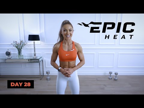 30 Min LEGIT Lats and Tricep Workout with Dumbbells | EPIC Heat - Day 28