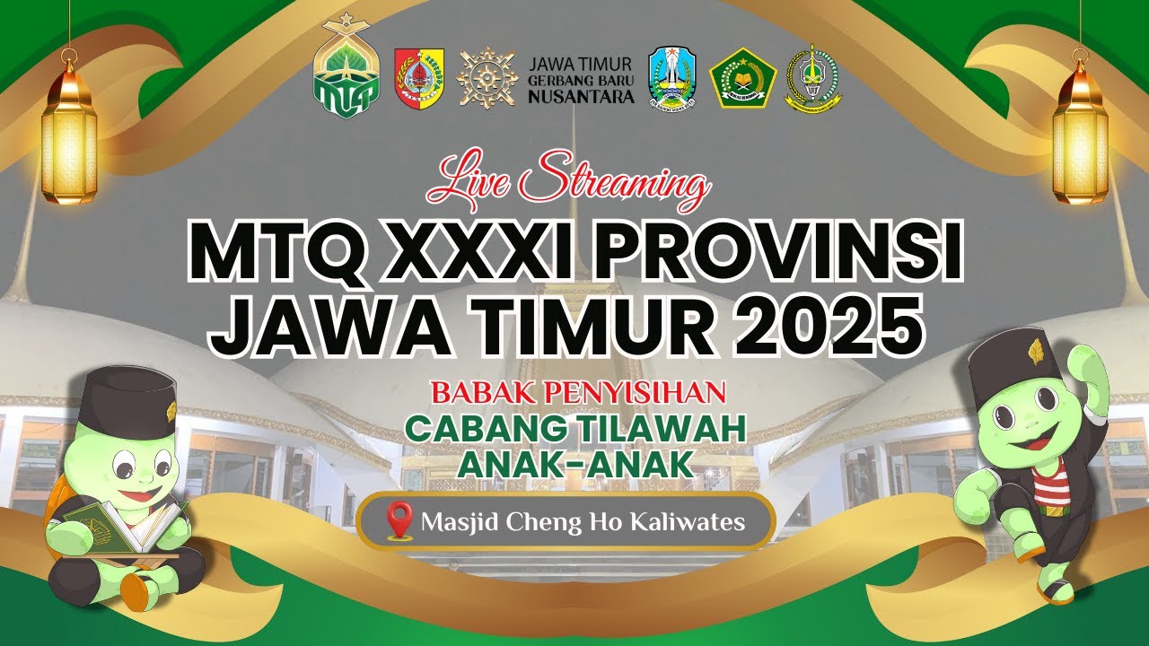 🔴[LIVE] Babak Penyisihan Cabang Tilawah Anak-Anak (14 September 2025)