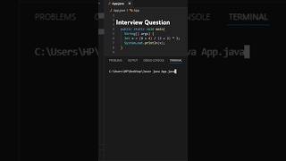Java | Interview Question | Part-76 #java #code #coding