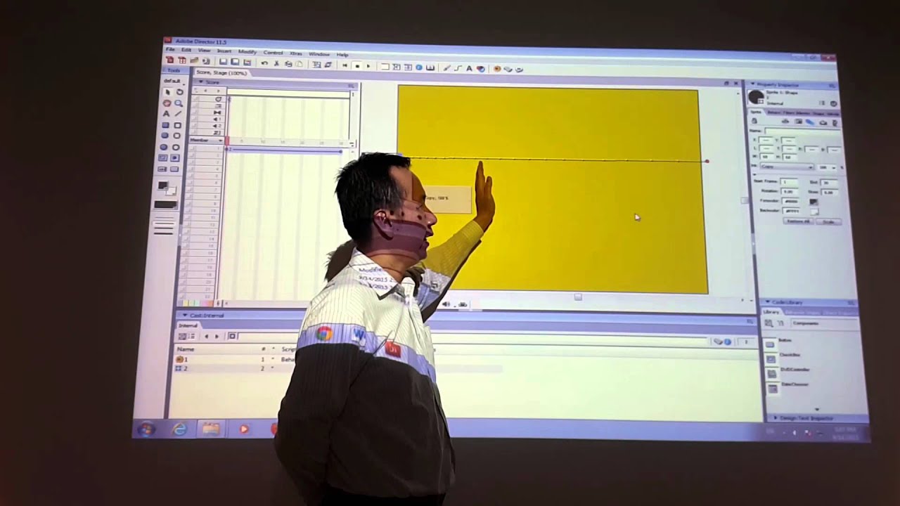 20150914 150320 1 Intro to Director 3 basic Animation and Interactivity ...