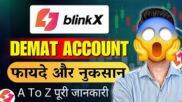 Zero Brokerage Demat Account  2025 | BlinkX Trading App Review | Investing for Beginners