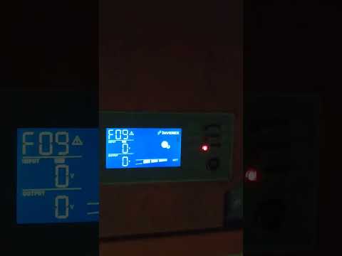 F09 Error In Inverex 2 2 KW Inverter TechPak Techno
