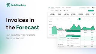 Invoices in the Forecast: How Cash Flow Frog Forecasts Customer Invoices (Due Date vs Expected Date)