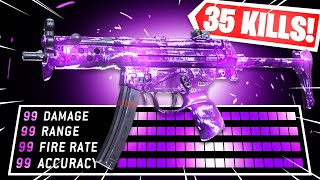 *SOLO SQUADS* 35 KILL GAME With the OP MP5 Class Setup! 👑 (Cold War Warzone)