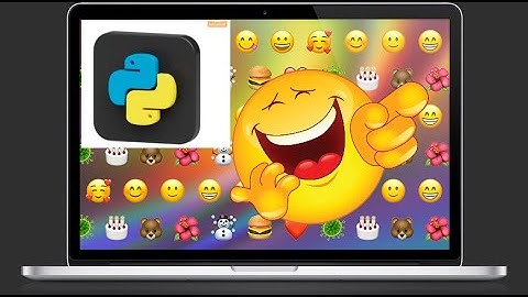 Loop through emojis with python in one minute