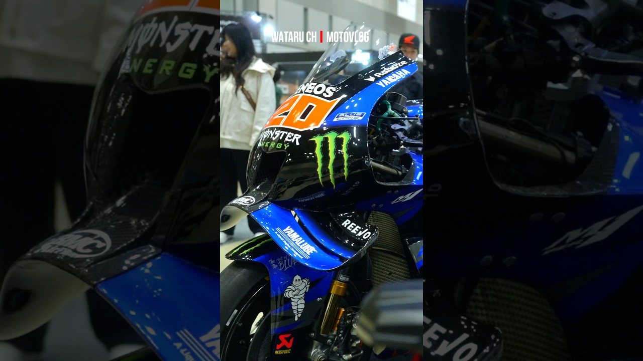 TOKYO MOTORCYCLE SHOW 2026 - YAMAHA EDITION【YZF-R1M / YZR-M1】 #shorts #yzfr1m #yamahabikes