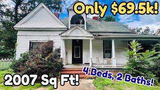 This FOUR bedroom TWO Bath Home With 2007 Sq Ft is Only $69.5k!!!