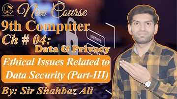 Ethical Issues Related to Security | Copyright - Trade Secret- Sabotage | 9th Computer Chapter 4 P-3