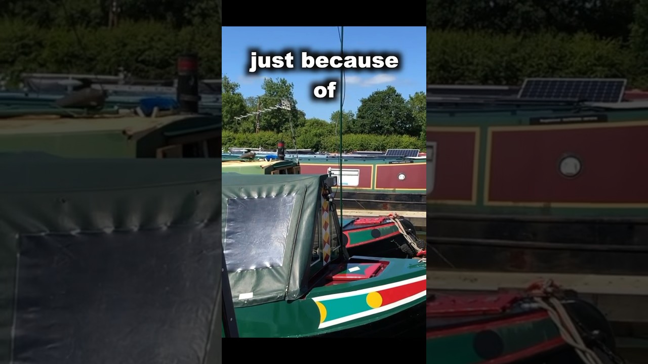 Canal Boat Marina Life (Yes the end is real!) 