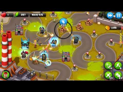 Alien Creeps TD - Level 45-Toxic Trail - Veteran