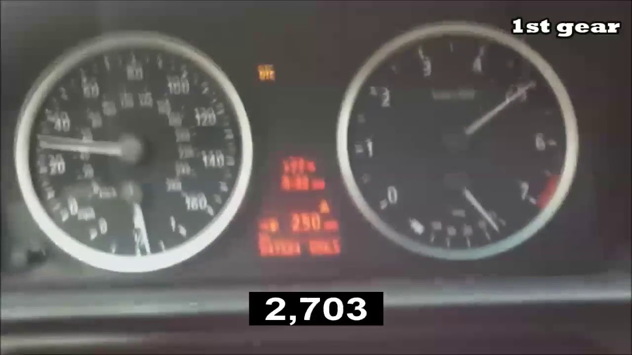 BMW 550i E60 Manual 0-100 Km/h - YouTube