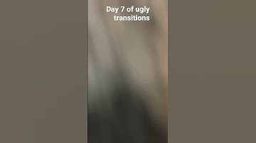 Day 7 of ugly transitions #foryou #trending #transition #transitions #cool #fyp