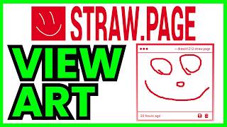 How To VIEW ART On StrawPage (QUICK & EASY) 2026