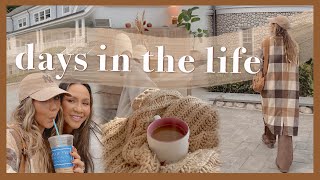 DAYS IN THE LIFE | party prep, tidying, baking meringues, & fall getaway to Long Island!