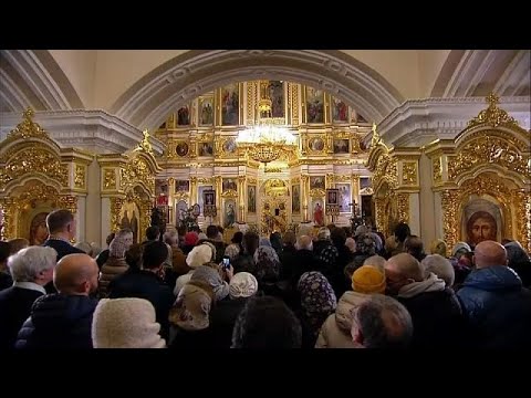 Los cristianos ortodoxos celebran la Navidad - YouTube