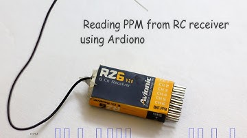 Reading RC receiver PPM signal using Arduino