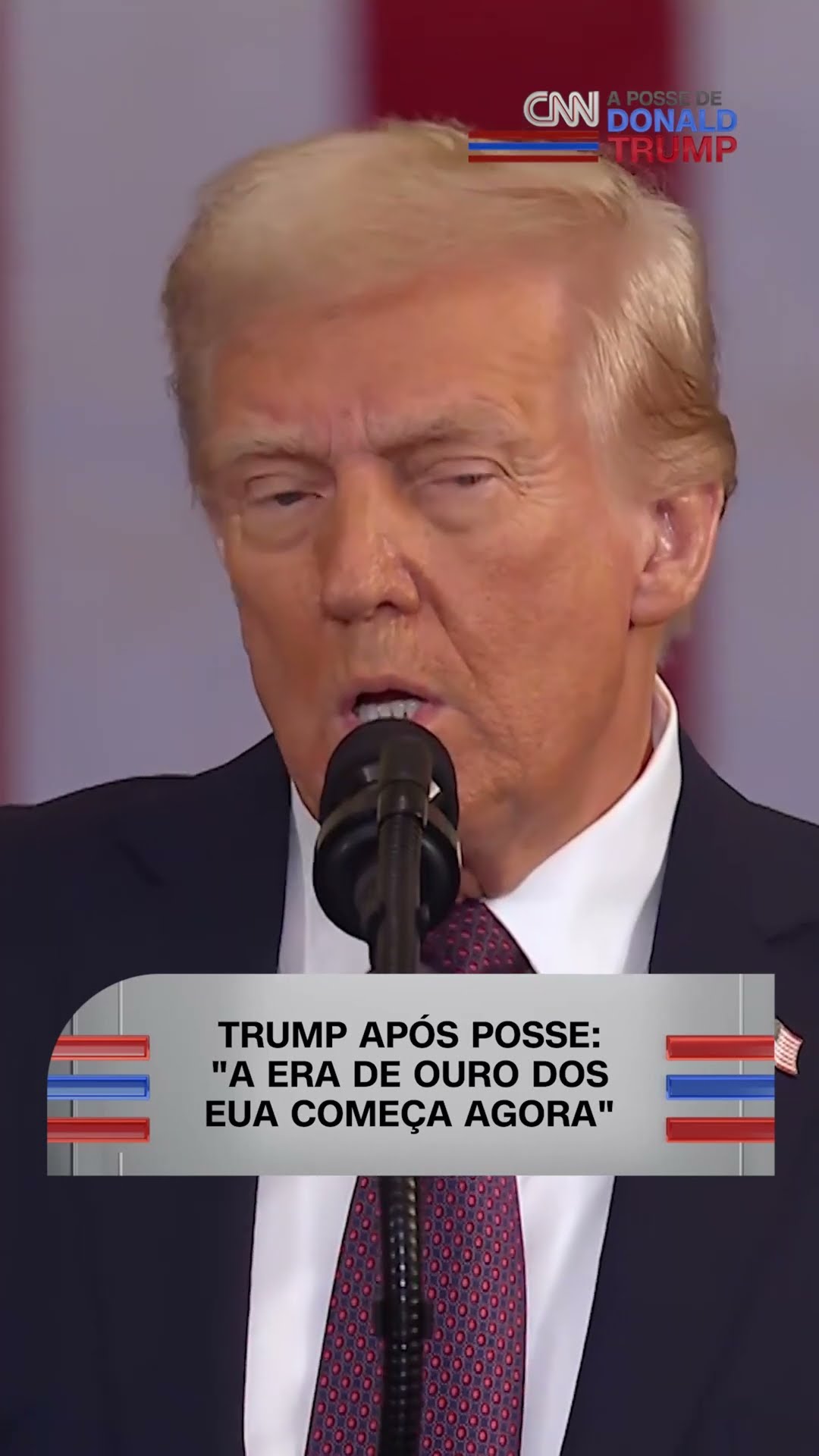 Trump: “A era de ouro dos EUA começa agora” #Shorts