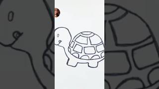 How to Draw a Turtoise| turtle Colouring| for full video visit my channel #drawing