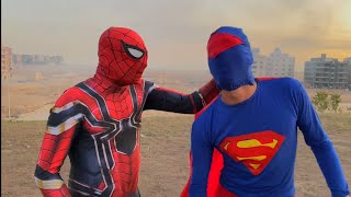 الحرب بدات بين سبايدر مان و سوبر مان الحزء الثاني ‏|| سبايدر مان Spider man