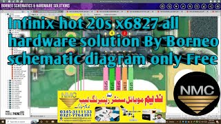 infinix hot 20s x6827 all hardware solution by Borneo schematic diagram only Free