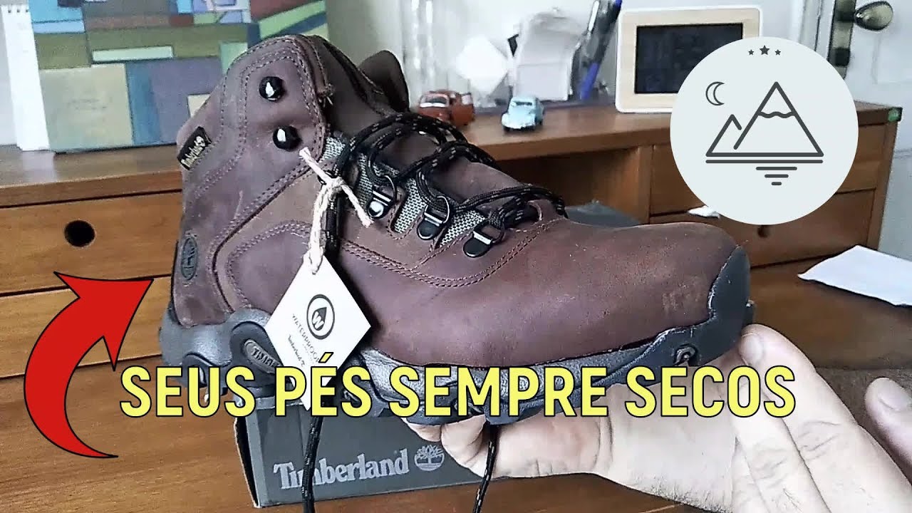 bota impermeável timberland black forest