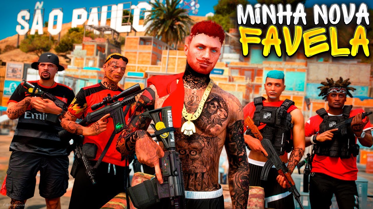 GTA V: VIDA DO CRIME | DE VOLTA AO TOPO! INAUGUREI UMA FAVELA EM SP E OS INVEJOSO FICA PUTO!💥 |#21