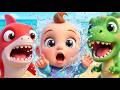 Little Shark and Dino Friends Fun Adventure Nursery Rhymes & Baby Song for Kids | Shark and Dinosaur