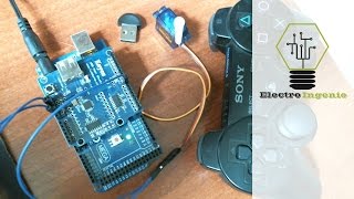 Arduino projects + Dongle Bluetooth + Servo Control PS3