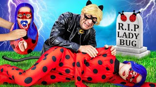 EMOTIONAL Birth to Death of Ladybug | Miraculous Ladybug and Chat Noir in Real Life by Crafty Hype
