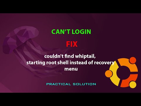 UBUNTU FIX: couldn't find whiptail, starting root shell instead of recovery menu